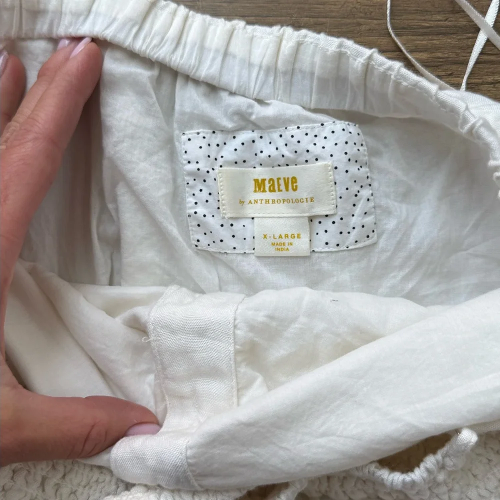 Anthropologie Maeve Colorblocked Contrast Midi Dress Size XL - Picture 6 of 7